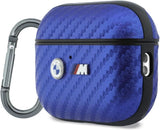 BMW M Carbon Metal Logo Case for AirPods Pro 3 Light Blue - BMAP326PCILB