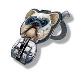 Nimmy Cool & Cute 2.0 Little Rich Tycoon Dog Embroidery Magnetic Stand with MagSafe Black - N-KM-BSZJ-01