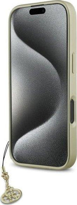 Guess 4G Charms Collection Case for iPhone 16 Pro 6.3" Black - GUHCP16LGF4GGR