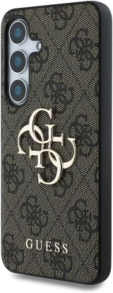 Guess 4G Classic Big Logo Case for Samsung Galaxy S25 6.2" Brown - GUHCS25S4GMGBR