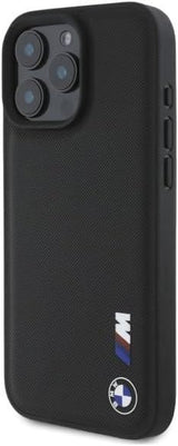 BMW Smooth Rubber Logo Case for iPhone 16 Pro Max 6.9" Black - BMHCP16X23PUSRK