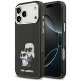 Karl Lagerfeld IML Aquarelle Karl & Choupette Logo Case with MagSafe for iPhone 17 Pro Max 6.9" Black - KLHMP17XHMKCAQOK