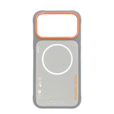 Nimmy Cool & Cute 2.0 Case with MagSafe for iPhone 17 Pro Max 6.9" Grey Orange - N-YJKM-CX2.0-IP17-PRO-MAX-05-A