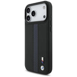 BMW M Perforated Stripe Logo Case with MagSafe for iPhone 17 Pro Max 6.9" Blue - BMHMP17X25PCPSKB