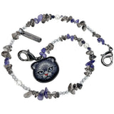 Nimmy Big Eye Cute Pet Black Cat Mobile Phone Chain Bag Charm Crystal Bracelet Black - N-CXMC-SL-03