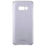 Samsung Original S8 Plus Clear Phone Case Cover - Violet,EF-QG955CVEG