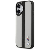 BMW M Perforated Stripe Logo Case with MagSafe for iPhone 17 6.3" Grey - BMHMP17S25PCPSGK