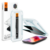Spigen Glastr EZ Fit Privacy Film Screen Protector 2 Pack for iPhone 17 Air 6.5" - AGL09862