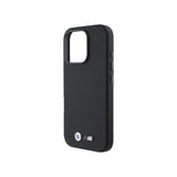 BMW Carbon Wrapped Metal Case for iPhone 16 Pro 6.3" Black - BMHCP16L23PUFWC