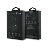 BMW M Sports Bluetooth Headphones TWS Docking Station with Printed Logo Black - BMBEMIATP20LOK
