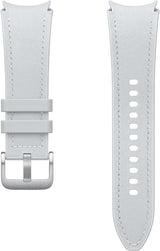 Samsung Galaxy Watch 4/5/6 One Click Hybrid Eco Leather Band 20mm M/L Silver - ET-SHR96LSEGEU