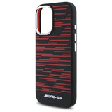 Mercedes Benz AMG Silicone Graphics Case with MagSafe for iPhone 16 6.1" Black & Red - AMHMP16S24SSRRK