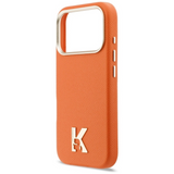 Karl Lagerfeld Karl Head Logo MagSafe Case for iPhone 17 Pro Max 6.9" Orange - KLHMP17X5PGFKHGO