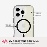 Tech 21 Evo Crystal with MagSafe for iPhone 16 Pro 6.3" Black - T21- 10975