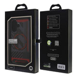 Audi IML Sport Hardcase with MagSafe for iPhone 16 6.1" Black/Red - AUS-IMLMIP16-RSQ/D2-BK