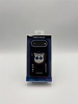 Nimmy Glass Cool Cat Face Case with Detachable MagSafe Grip Stand for iPhone 17 Air 6.5" Black Blue - N-YJKM-CXZJ-IP17-AIR-03