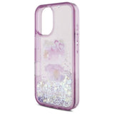 Hello Kitty Liquid Glitter 50th Anniversary Party Case for iPhone 16 6.1" Purple - HKHCP16SL50PPU
