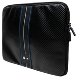 BMW Carbon and Blue Stripe Sleeve for 16" Laptop Black - BMCS16COMSCAKL