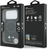 BMW M Series Liquid Silicone Case with MagSafe for iPhone 17 Pro 6.3" Black - BMHMP17L25SITBOK