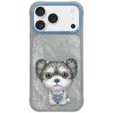 Nimmy Big Eye Cute Pet Yorkie Dog Case with MagSafe for iPhone 17 Pro Max 6.9" Grey Blue - N-XDY-IP17-PRO-MAX-027