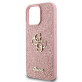 Guess Fixed Glitter Big 4G Logo Case for iPhone 16 Pro 6.3" Pink - GUHCP16LHG4SGP