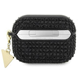 Guess Rhinestone Triangle Charm Case for Airpods 3 Black - GUA3HDGTPK