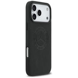 Mercedes Leather Vintage Logo Case with MagSafe for iPhone 17 Pro Max 6.9" Black - MEHMP17X25RICVLK