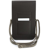 Guess PU Leather Grained 4G Metal Logo Universal Phone Bag Brown - GUWBPG4L4CNW