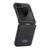 Audi Synthetic Leather Hardcase for Samsung Galaxy Z Flip 6 Black - AU-TPUPCFlip6-Q5/D1-BK