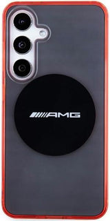 Mercedes AMG Bicolor Transparent Hard Case with MagSafe for Samsung Galaxy S24 6.2" Black - AMHMS24S23HBCK