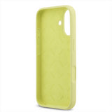 Guess Liquid Silicone 4G Metal Logo Case for iPhone 17 6.3" Yellow - GUHCP17SSC4GLMY