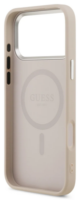 Guess Saffiano Case with MagSafe for iPhone 17 Pro Max 6.9" Pink - GUHMP17LPSAREGSP