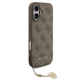 Guess 4G Charms Case for iPhone 17 6.3" Tone on Tone Brown - GUHMP17SGF4GCW