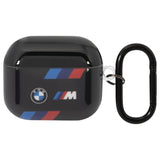 BMW M Series Tricolor Stripes with Ring Case for Airpods Pro 2 Black - BMAP222SOTK