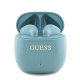 Guess Printed Classic Logo TWS Wireless Earphones Turquoise - GUTWSJ14ESGQ