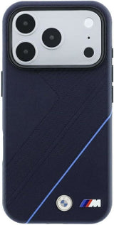 BMW M Tire Track Blue Line Case with MagSafe for iPhone 17/18 Pro Max 6.9" Navy Blue - BMHMP18X26SWPDKV