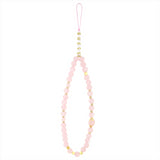 Guess PU 4G Metal Logo and Pearl Strap Case with MagSafe for iPhone 16 Pro Max 6.9" Pink - GUHCP16XP4GMGSP