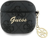 Guess 4G Charm Collection Case for AirPods 4 Black - GUA4G4GSMK