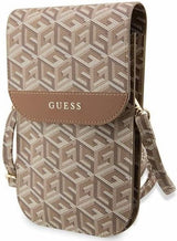 Guess Gcube Universal Phone Pouch with Strap Brown - GUWBHGCFSEW