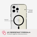 Tech 21 Evo Crystal with MagSafe for iPhone 16 Pro Max 6.9" Black - T21-11034