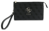 Guess PU Big 4G Logo Universal Phone Pouch with Strap Black - GUWPO5P4GP4GLK