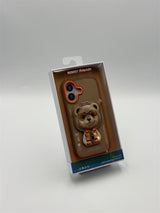 Nimmy Cool & Cute 2.0 Bear Case with MagSafe Stand for iPhone 17 6.3" Brown Orange - N-YJKM-CXZJZH-IP17-011-B