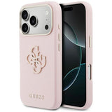 Guess FW Resin Big 4G Logo Case for iPhone 17 Pro 6.3" Pink - GUHCP17L5PS4RGGP