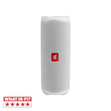 JBL Flip 5 Portable Waterproof Rugged Wireless Bluetooth Speaker White - JBLFLIP5WHTAM