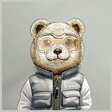 Nimmy Cool & Cute 2.0 Bear Shoulder Crossbody Bag Grey - N-KM-XB-011