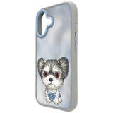 Nimmy Big Eye Cute Pet Yorkie Dog Case with MagSafe for iPhone 17 6.3" Grey Blue - N-XDY-IP17-027