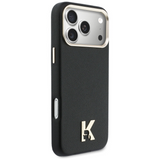 Karl Lagerfeld Karl Head Logo Case with MagSafe for iPhone 17 Pro Max 6.9" Black - KLHMP17X5PGFKHGK