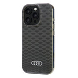 Audi IML Stitching Pattern Hardcase with MagSafe for iPhone 16 Pro 6.3" Black - AU-IMLMIP16P-Q5/D3-BK