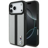 BMW M Perforated Stripe Logo Case with MagSafe for iPhone 17 Pro Max 6.9" Grey - BMHMP17X25PCPSGK