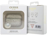 Guess Fixed Glitter Heart Diamond Charm Case for Airpods 2 Pro Gold - GUAP2PGEHCDD